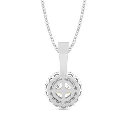 Multi Diamant Anhänger in einer Krappenfassung