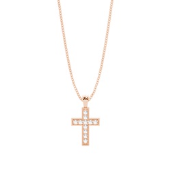 Pave Setting Cross Pendant
