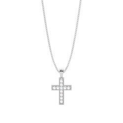 Diamant Anhänger in einer Pavefassung