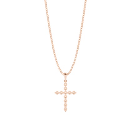 Kreuz Anhänger in einer Krappenfassung