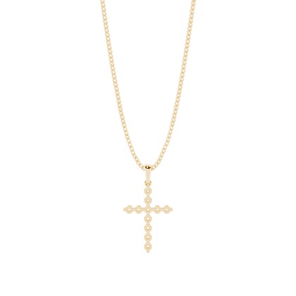 Kreuz Anhänger in einer Krappenfassung