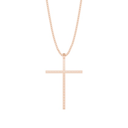 Kreuz Anhänger in einer Krappenfassung