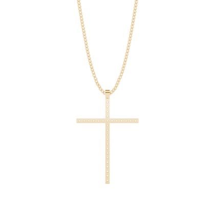 Kreuz Anhänger in einer Krappenfassung