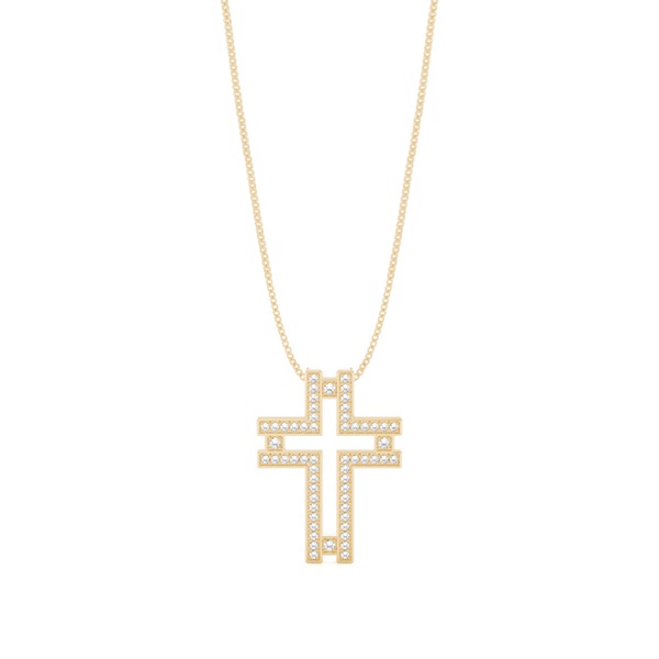 Pave Setting Cross Pendant