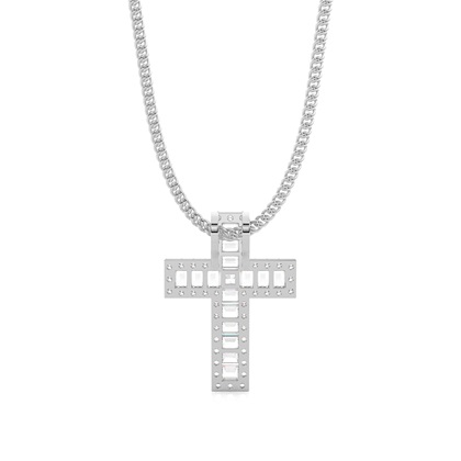 Princess Cut Diamond Pendant Necklaces