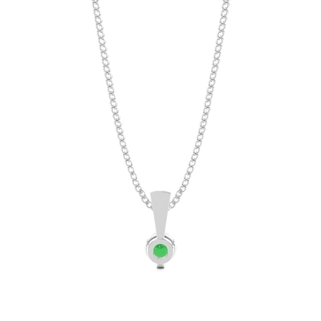 Bar Setting Classic Smaragd Anhänger