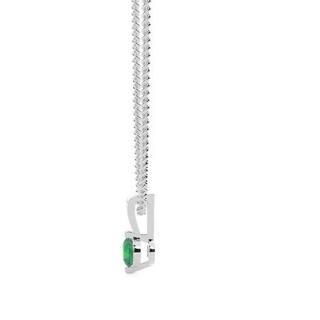 Bar Setting Classic Smaragd Anhänger