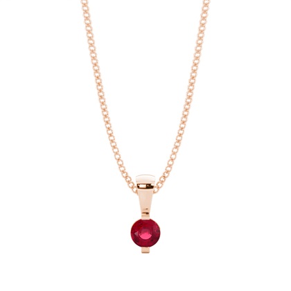Rose Gold Diamond Pendants & Necklaces
