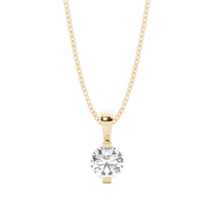 Yellow Gold Diamond Pendants & Necklaces