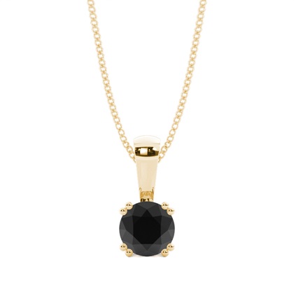 Yellow Gold Diamond Pendants & Necklaces
