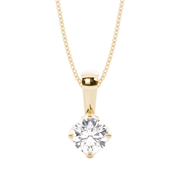 4 Prong Setting Classic Solitaire Pendant