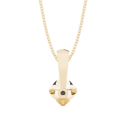 Yellow Gold Black Diamond Pendants