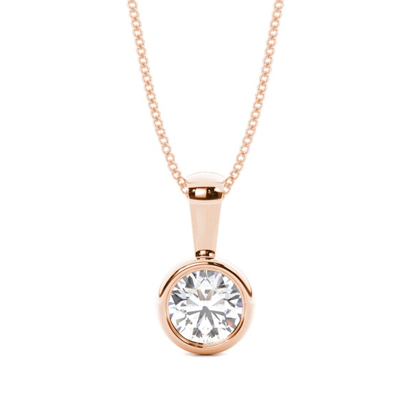 Full Bezel Setting Classic Solitaire Pendant