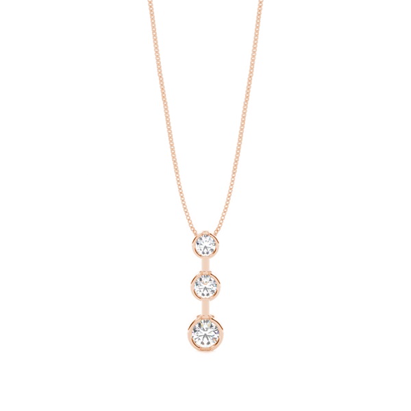 Full Bezel Setting Journey Pendant