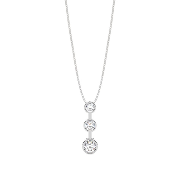 Full Bezel Setting Journey Pendant