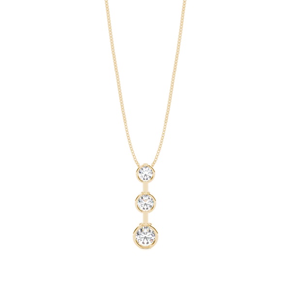 Full Bezel Setting Journey Pendant