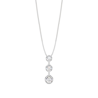 Full Bezel Setting Journey Pendant