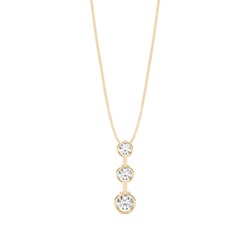 Full Bezel Setting Journey Pendant