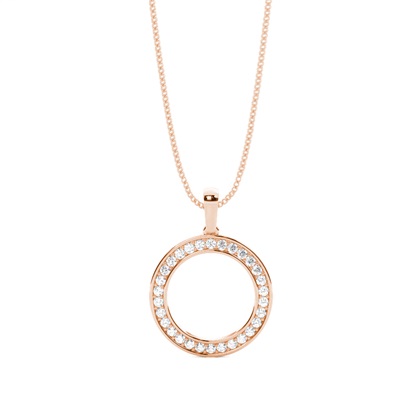 Rose Gold Diamond Pendants & Necklaces