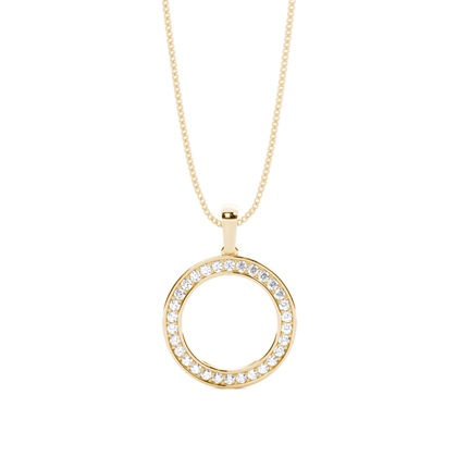 Yellow Gold Diamond Pendants & Necklaces