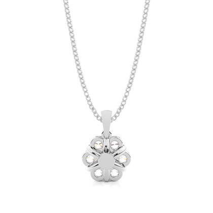 Mehrfachdiamant Anhänger in einer Krappenfassung