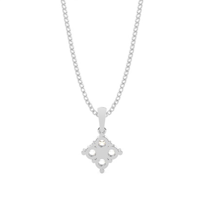 Mehrfachdiamant Anhänger in einer Krappenfassung