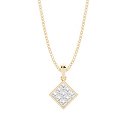 Invisible Setting Cluster Pendant