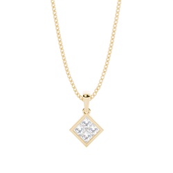Invisible Setting Cluster Pendant