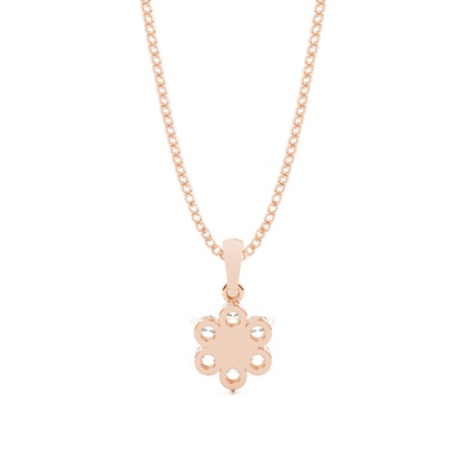 Mehrfachdiamant Schwarze Diamant Anhänger in einer Krappenfassung