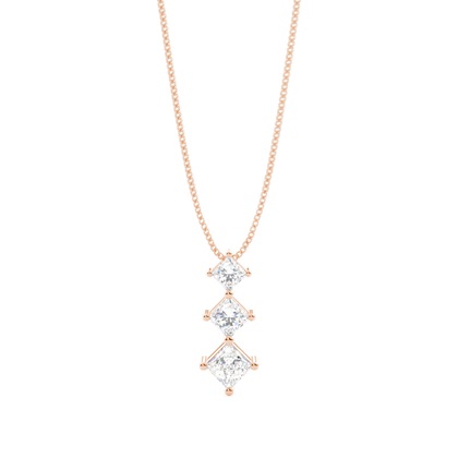 Rose Gold Journey Diamond Pendants