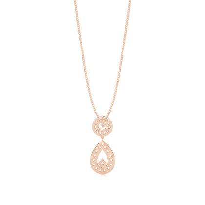 Runder Diamant Anhänger in einer 4er-Krappenfassung