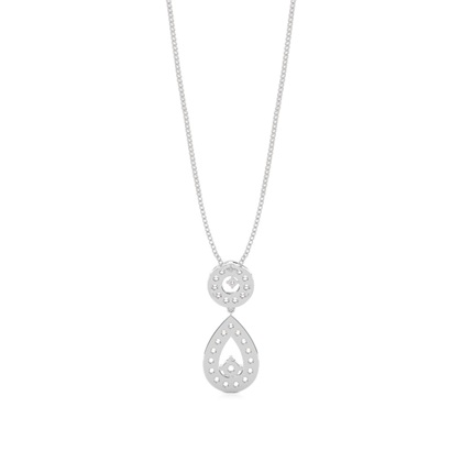 Runder Diamant Anhänger in einer 4er-Krappenfassung