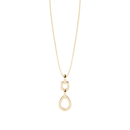 Runder Diamant Anhänger in einer Pavefassung