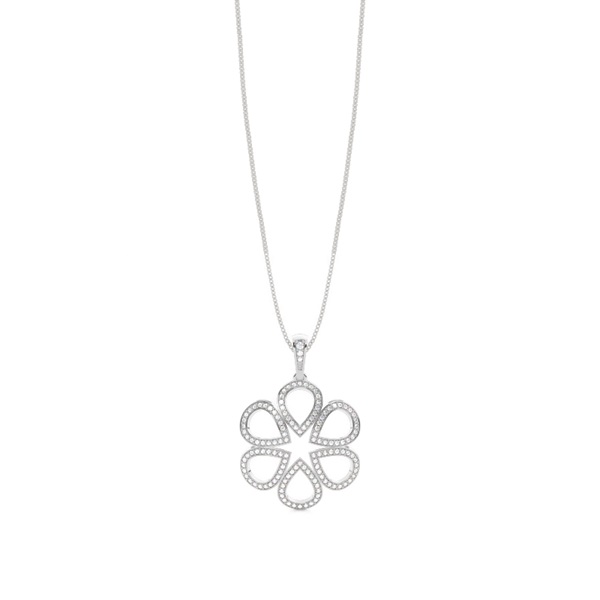 Prong Setting Round Diamond Designer Pendant