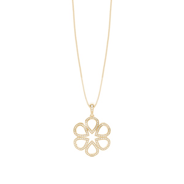 Prong Setting Round Diamond Designer Pendant
