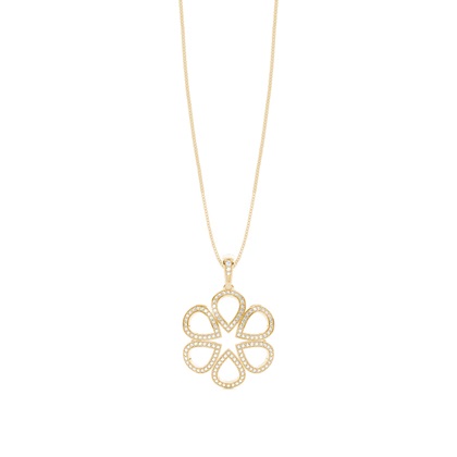 Prong Setting Round Diamond Designer Pendant
