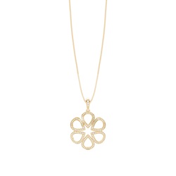 Prong Setting Round Diamond Designer Pendant