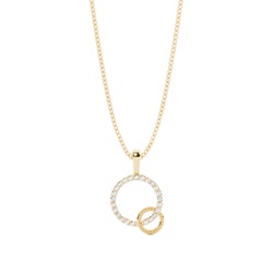 0.15ct. Prong Setting Round Diamond Delicate Pendant