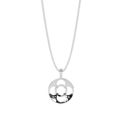 0.05ct. Pave Setting Round Diamond Delicate Pendant