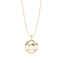 0.05ct. Pave Setting Round Diamond Delicate Pendant
