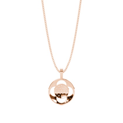 Rose Gold Delicate Diamond Pendants