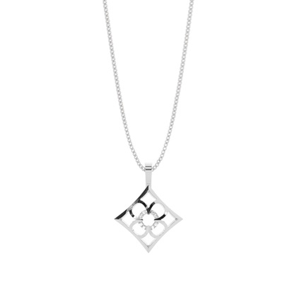 0.05ct. Pave Setting Round Diamond Delicate Pendant