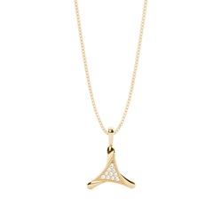 0.10ct. Pave Setting Round Diamond Delicate Pendant
