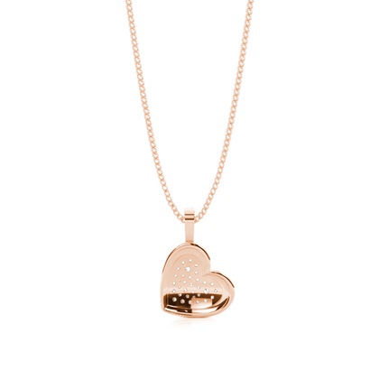 Rose Gold Delicate Diamond Pendants