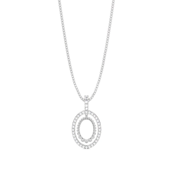 0.15ct. Prong Setting Round Diamond Delicate Pendant