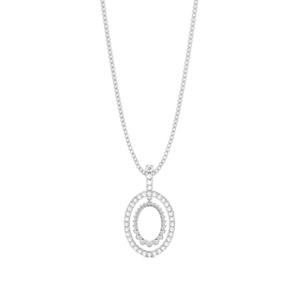 0.15ct. Prong Setting Round Diamond Delicate Pendant