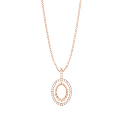 0.15ct. Prong Setting Round Diamond Delicate Pendant