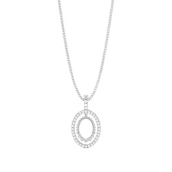 0.15ct. Prong Setting Round Diamond Delicate Pendant