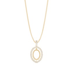 0.15ct. Prong Setting Round Diamond Delicate Pendant