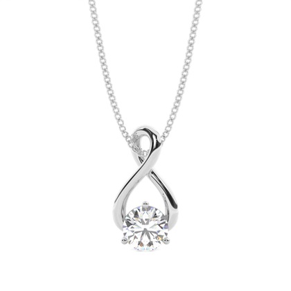 3 Prong Setting Classic Solitaire Pendant
